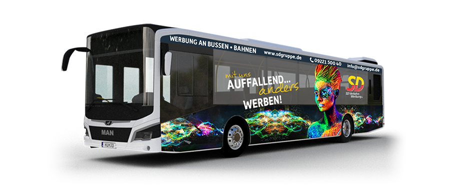 Kosten für Buswerbung - individuell&günstig I SD Gruppe