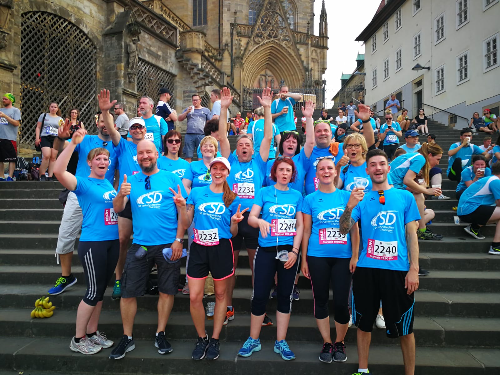 Das Team der SD Gruppe beim RUN Firmenlauf