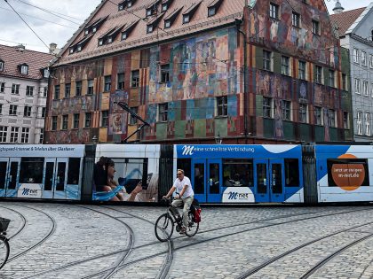 Straßenbahnwerbung für M-net